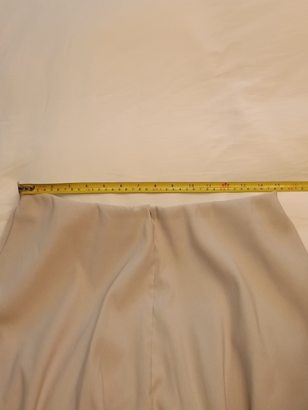 Zara Cream Balloon Midi Skirt with Subtle Shine - Picture 11 of 11